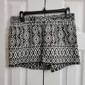 J. Crew Shorts, Women's, Black White Pattern, Size 4